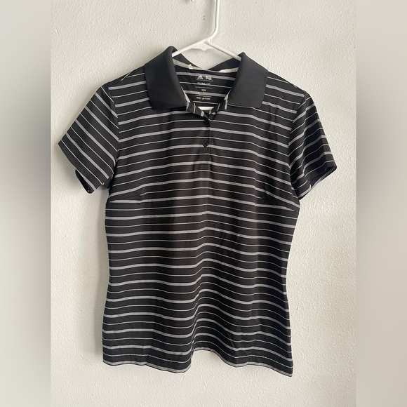 Adidas Black and White Climacool Shirt - Picture 1 of 6